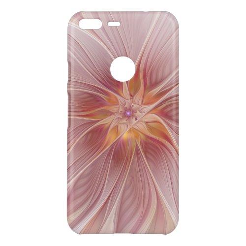 Soft Pink Floral Dream Abstract Modern Flower Uncommon Google Pixel XL Case