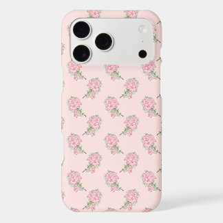 Soft Pink Floral Pattern | Romantic Flower iPhone 17 Pro Max Case