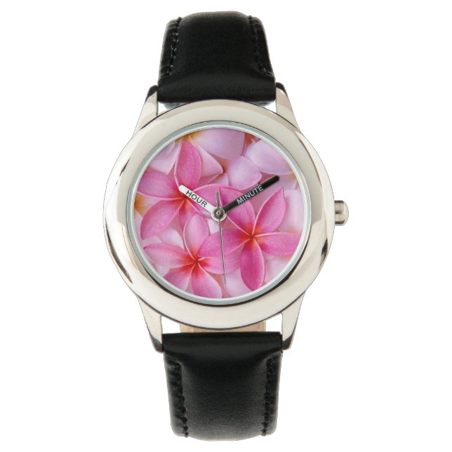 Soft Pink Floral Watch (Front)