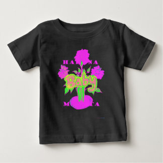 Soft Pink Flower Art: A Baby's Touch. Baby T-Shirt