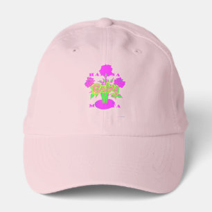 Soft Pink Flower Art: A Baby's Touch. Performance Cap