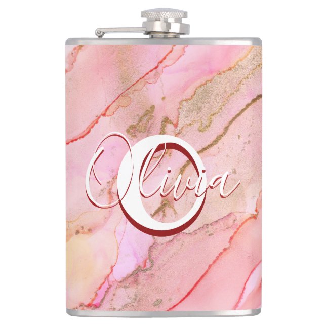 Soft Pink Fluid Alcohol Ink Flask (Front)