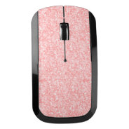 Soft Pink Glitter & Sparkles Wireless Mouse at Zazzle