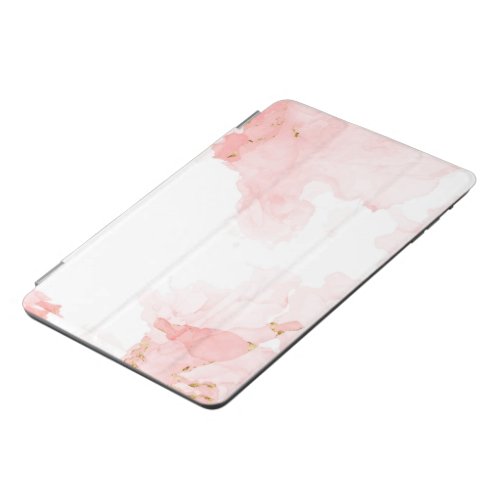 Soft Pink Glitter Watercolor Background iPad Mini Cover