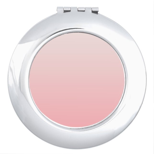 Soft pink gradient compact mirror (Front)