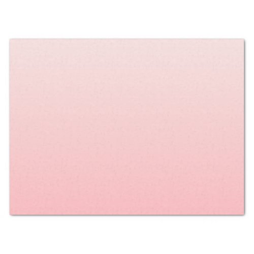Soft pink gradient tissue paper