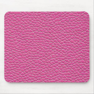 💗 Soft Pink Leather Chic Calm Office 💗 Mouse Pad