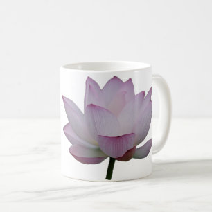 Soft Pink Lotus Flower Wedding Coffee Mug