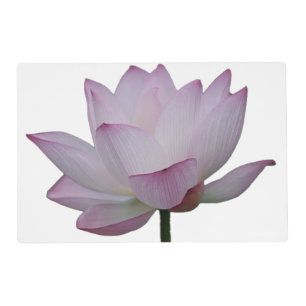 Soft Pink Lotus Flower Wedding  Placemat