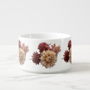 soft pink & mauve pretty coordinated dining bowl