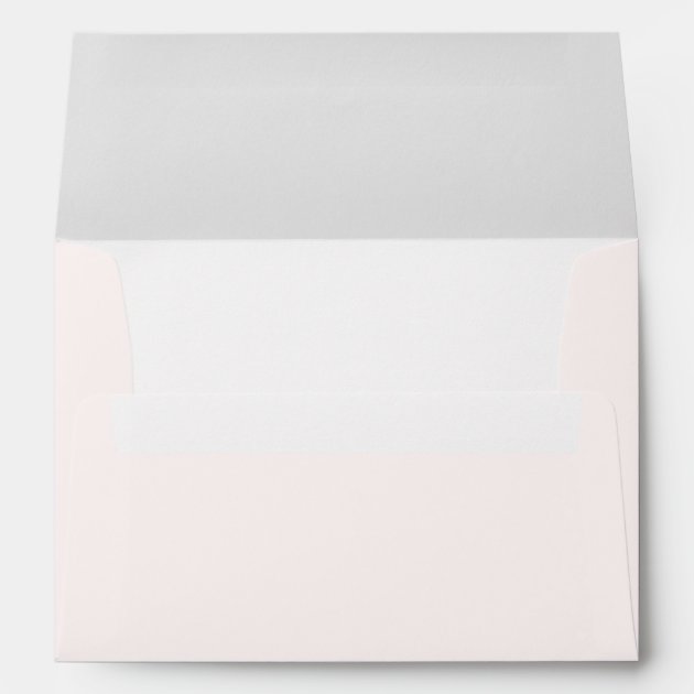 Soft Pink Mint Green Rose Floral Decor Envelope