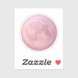 Soft Pink Moon Emoji Sticker
