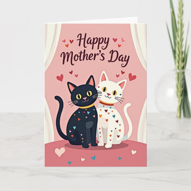Soft Pink Mothers Day Card (Front)