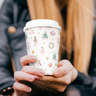 Soft Pink Nutcracker Birthday Party  Paper Cups