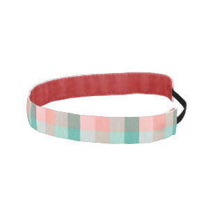 Soft Pink Peach Amber Yucca and Arbor Green Trans Athletic Headband