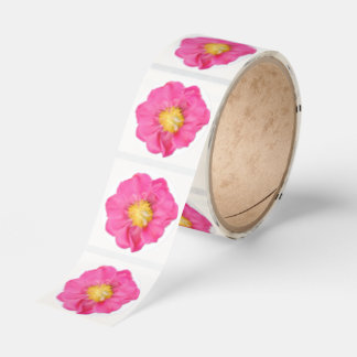 Soft Pink Peony Flower Botanical Art Sticker