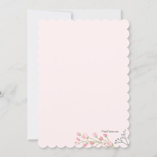 Soft Pink Photo Birthday Invitation | Zazzle