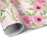 Soft Pink | Pink Flowers Wrapping Paper<br><div class="desc">This gorgeous Pink Flowers wrapping paper is perfect for your gifting needs! Wrap a birthday gift, baby shower gift, bridal shower gift, wedding gift, or gift for any other special occasion. It's also a wonderful choice for wrapping paper crafts : wrapping paper envelopes, wrapping paper bunting, wrapping streamers or wrapping...</div>