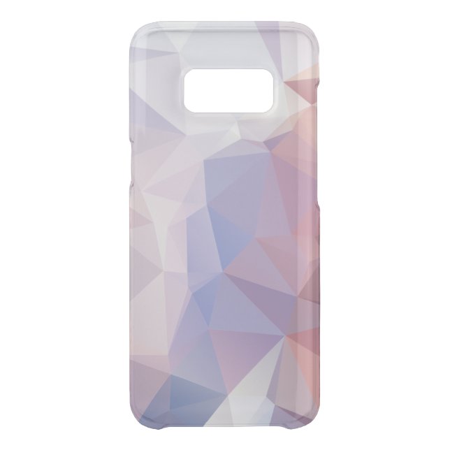 Soft Pink Purple Abstract Pyramid Pattern Uncommon Samsung Galaxy Case (Back)