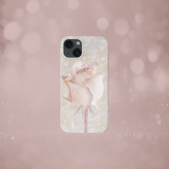 Soft Pink Rose Iphone Case (Creator Uploaded)