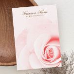 Soft pink rose romantic earring display cards<br><div class="desc">Earring display card  featuring a pink rose and custom text in a romantic calligraphy script font.</div>