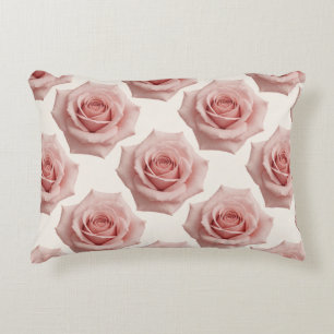 🌹 Soft Pink Rose Vintage Romantic Style 🌹 Accent Pillow