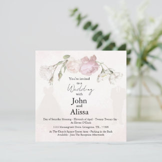 Soft Pink Roses & Bride and Groom Collection Announcement