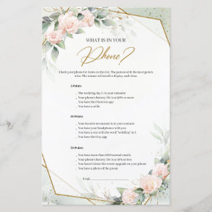 Soft pink roses greenery What is in Your Phone