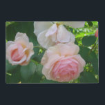 Soft Pink Roses Placemat<br><div class="desc">Soft Pink Roses</div>