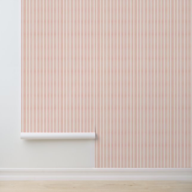 Soft Pink Stripes  Wallpaper (Application)
