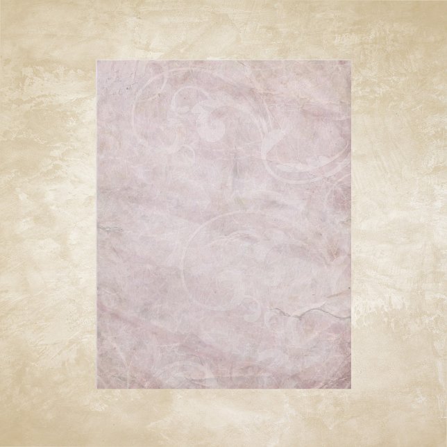 Soft Pink Swirls Scrapbook Paper (Creator Uploaded)