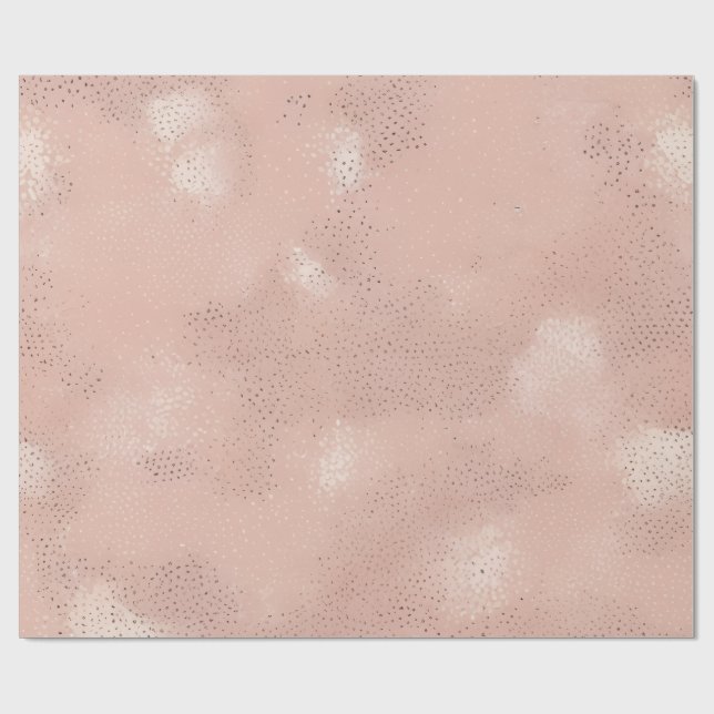 Soft Pink Textured Pattern Wrapping Paper (Flat)