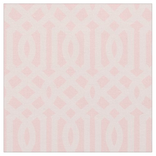 Soft Pink Trellis Fabric