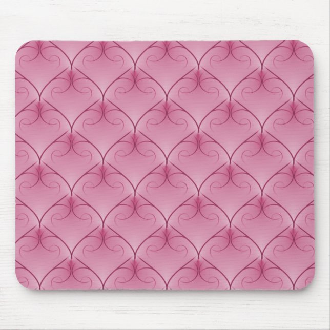 Soft Pink Unparalleled Elegance Mousepad (Front)