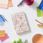 Soft-pink vintage roses pattern iPad mini cover<br><div class="desc">Elegant pastel-pink vintage roses floral girly pattern.</div>