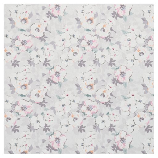 Soft Pink Watercolor Pattern Fabric
