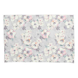 Soft Pink Watercolor Pattern Pillow Case
