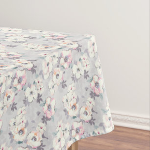 Soft Pink Watercolor Pattern Tablecloth