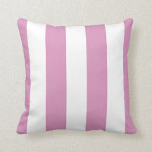 Soft Pink & White Vertical Stripes Design