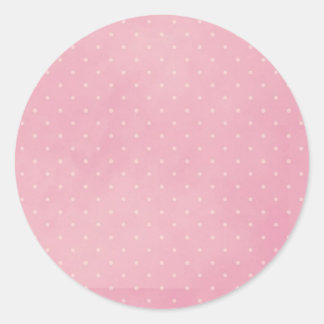 Soft Pink with Little Polka Dots Stickers