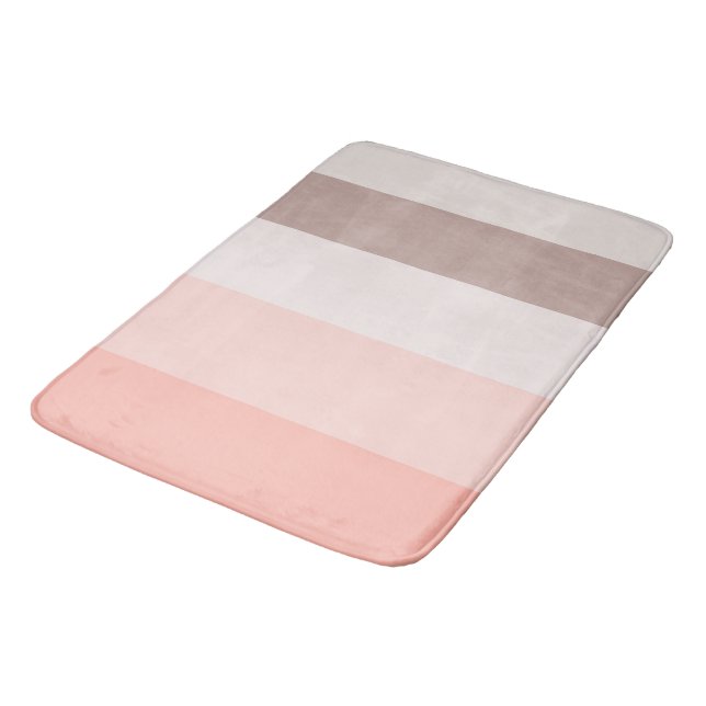 Soft Pinks Bath Mat (Angled)
