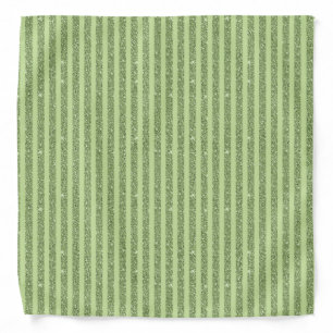 Soft Pistachio Glitter Style Minimal Pattern Bandana