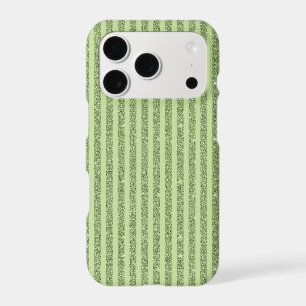 Soft Pistachio Glitter Style Minimal Pattern iPhone 17 Pro Case
