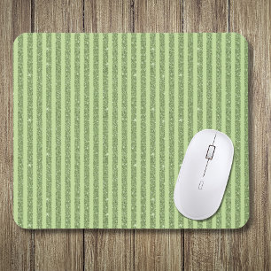 Soft Pistachio Glitter Style Minimal Pattern Mouse Pad