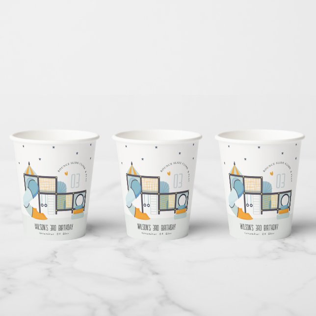 Soft Play Centre Indoor Jungle Gym Kids Birthday Paper Cups (Multi)