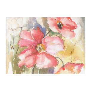 Soft Poppies I Acrylic Print