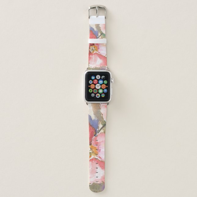 Soft Poppies I Apple Watch Band (Front)