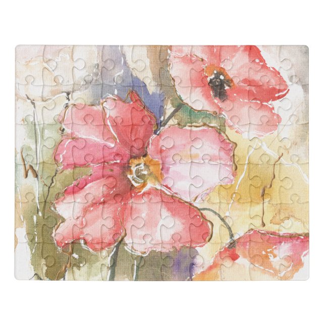 Soft Poppies I Jigsaw Puzzle (Puzzle Horizontal)