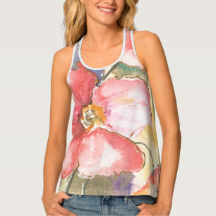Soft Poppies I Tank Top