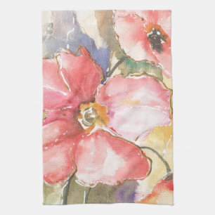 Soft Poppies I Towel